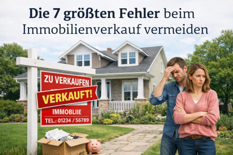 Die 7 größten Fehler beim Immobilienverkauf