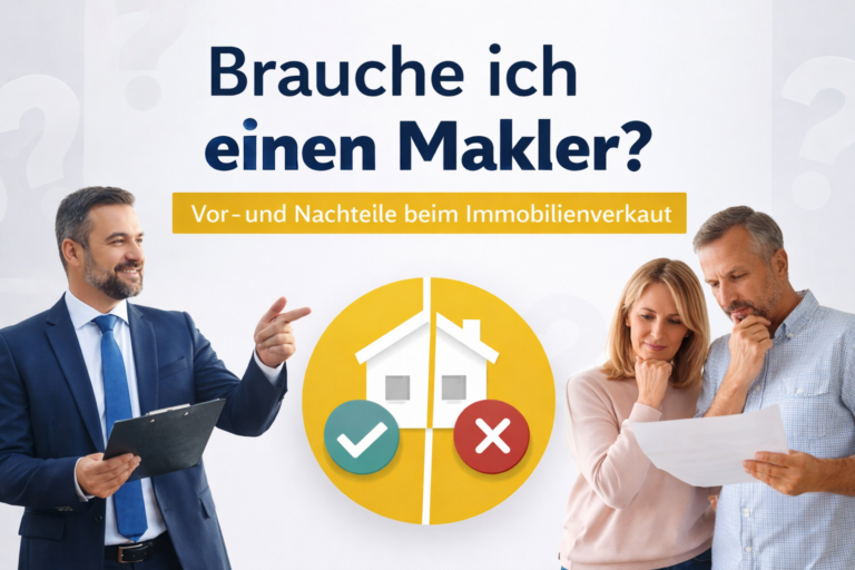 Immobilie verkaufen, mit oder ohne Makler?